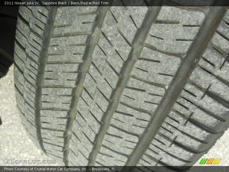 Sapphire Black / Black/Red w/Red Trim 2011 Nissan Juke SV