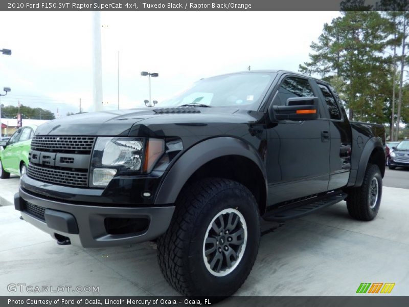 Tuxedo Black / Raptor Black/Orange 2010 Ford F150 SVT Raptor SuperCab 4x4