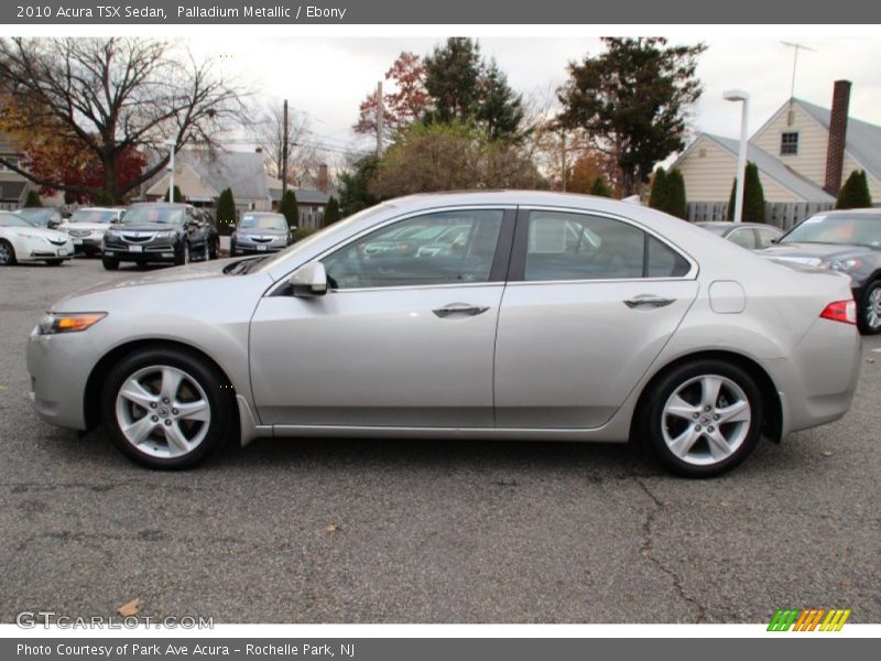 Palladium Metallic / Ebony 2010 Acura TSX Sedan