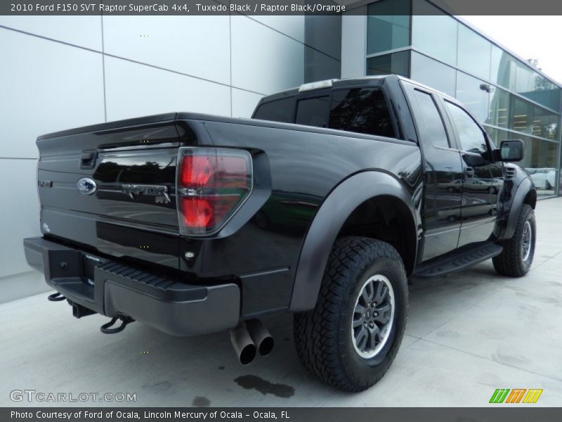 Tuxedo Black / Raptor Black/Orange 2010 Ford F150 SVT Raptor SuperCab 4x4