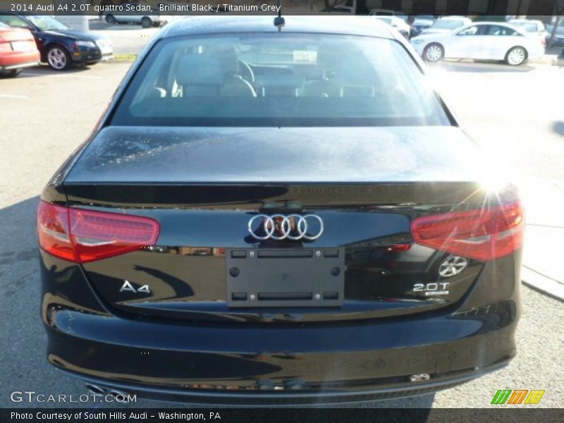 Brilliant Black / Titanium Grey 2014 Audi A4 2.0T quattro Sedan