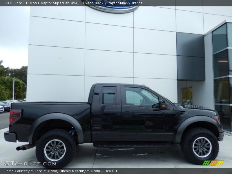 Tuxedo Black / Raptor Black/Orange 2010 Ford F150 SVT Raptor SuperCab 4x4