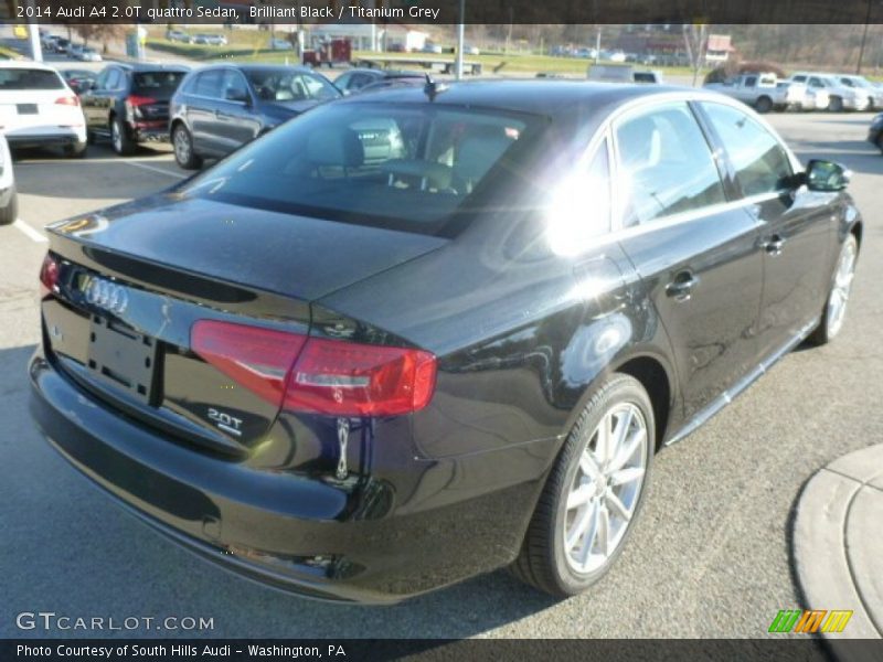 Brilliant Black / Titanium Grey 2014 Audi A4 2.0T quattro Sedan