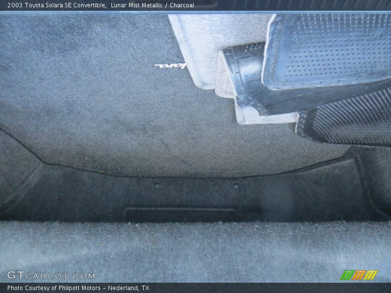 Lunar Mist Metallic / Charcoal 2003 Toyota Solara SE Convertible