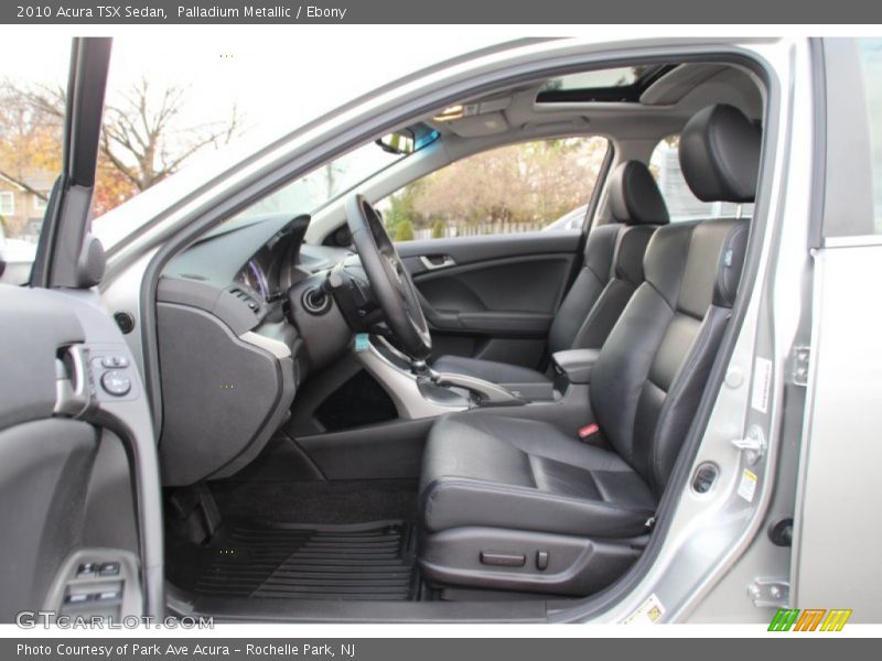Palladium Metallic / Ebony 2010 Acura TSX Sedan