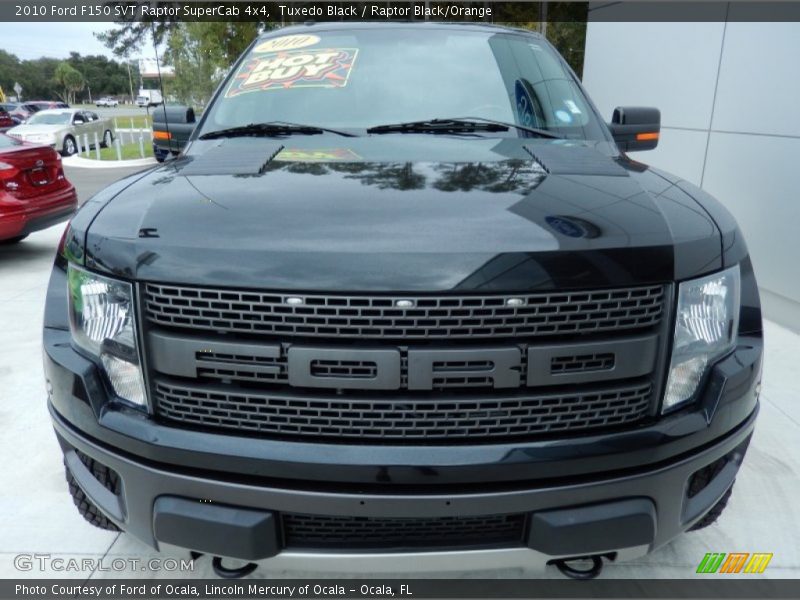 Tuxedo Black / Raptor Black/Orange 2010 Ford F150 SVT Raptor SuperCab 4x4