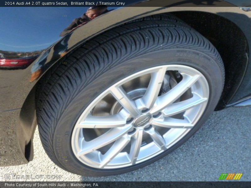 Brilliant Black / Titanium Grey 2014 Audi A4 2.0T quattro Sedan