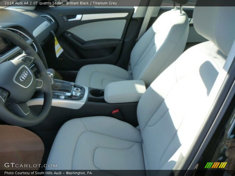 Brilliant Black / Titanium Grey 2014 Audi A4 2.0T quattro Sedan