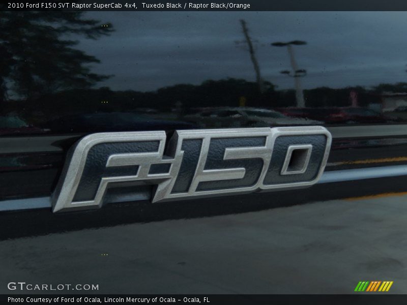 Tuxedo Black / Raptor Black/Orange 2010 Ford F150 SVT Raptor SuperCab 4x4