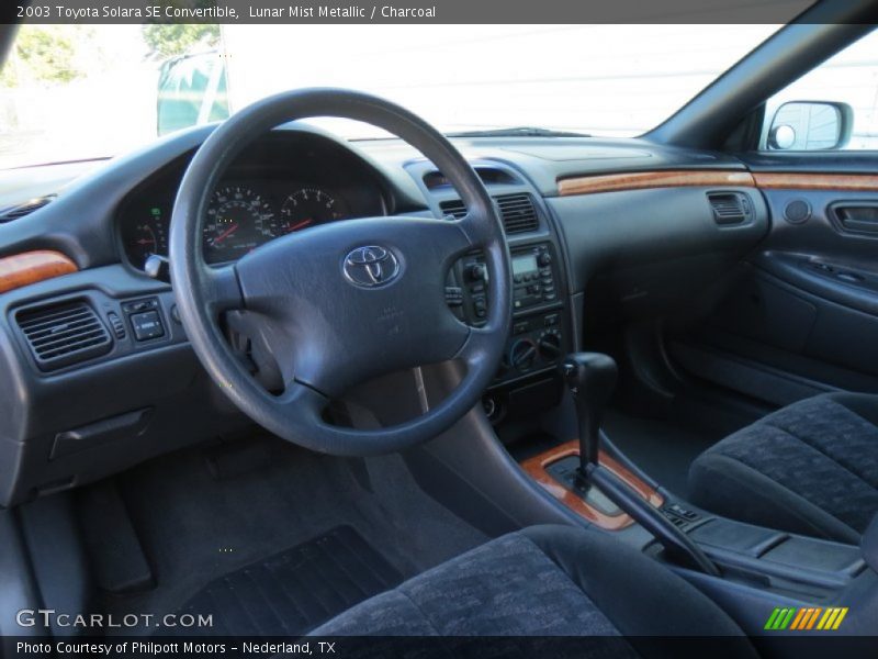 Lunar Mist Metallic / Charcoal 2003 Toyota Solara SE Convertible