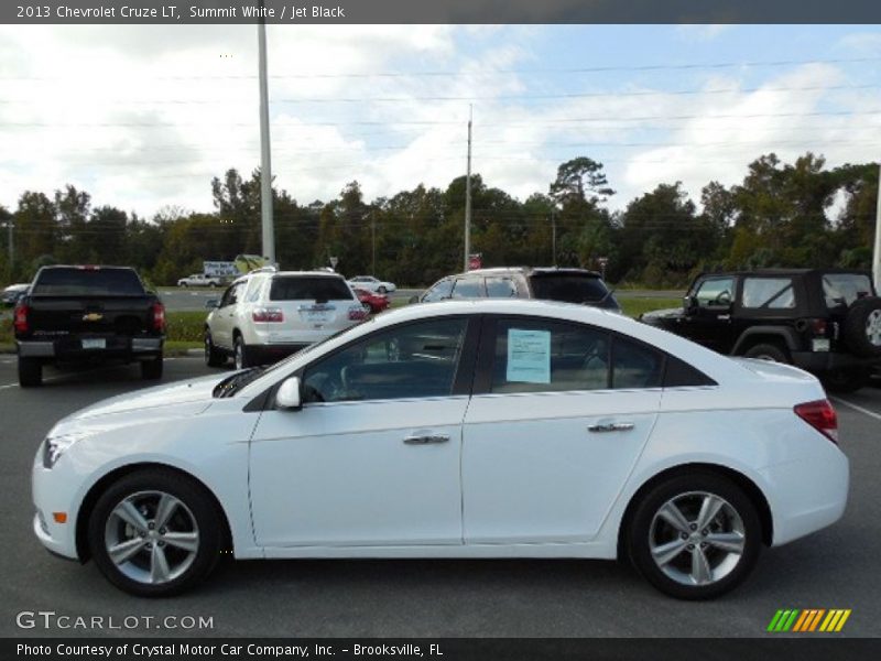 Summit White / Jet Black 2013 Chevrolet Cruze LT