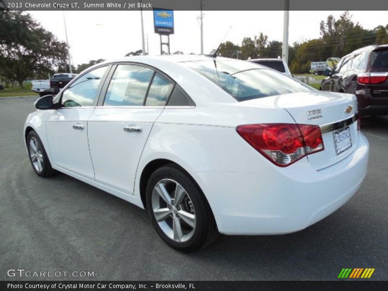 Summit White / Jet Black 2013 Chevrolet Cruze LT