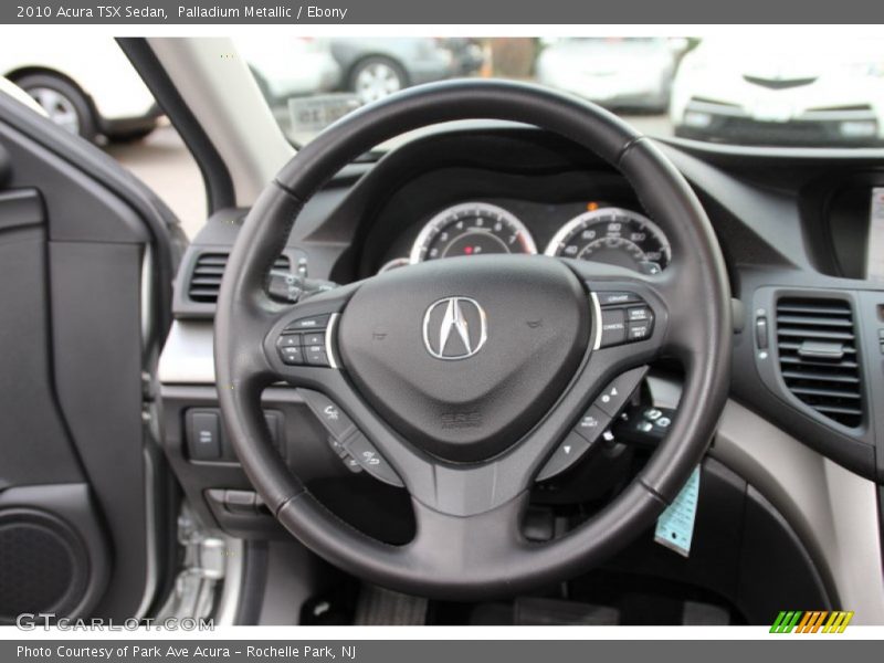 Palladium Metallic / Ebony 2010 Acura TSX Sedan
