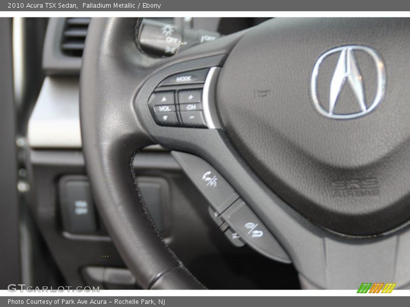 Palladium Metallic / Ebony 2010 Acura TSX Sedan