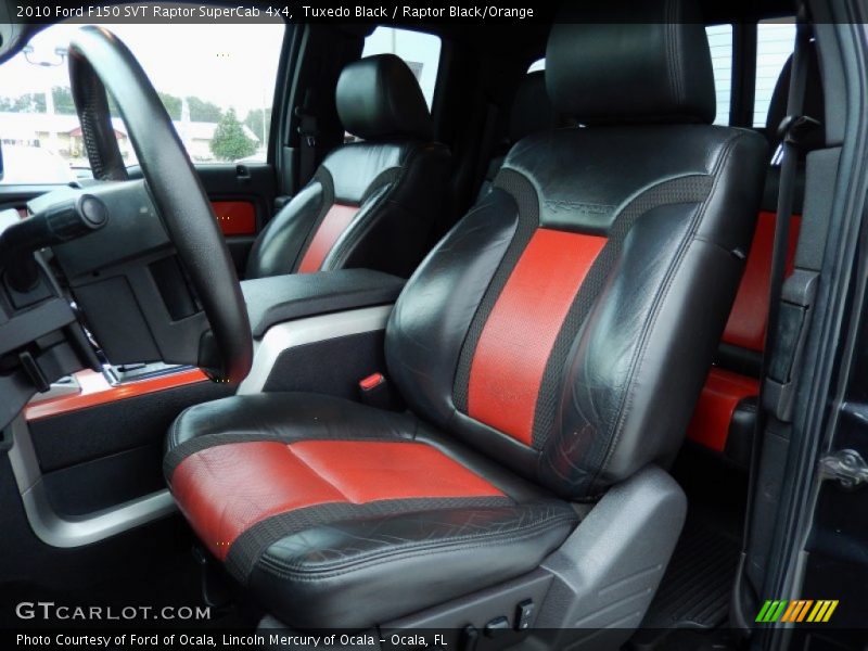 Tuxedo Black / Raptor Black/Orange 2010 Ford F150 SVT Raptor SuperCab 4x4