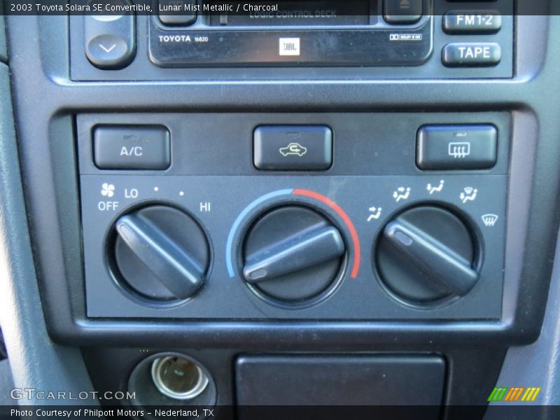 Lunar Mist Metallic / Charcoal 2003 Toyota Solara SE Convertible