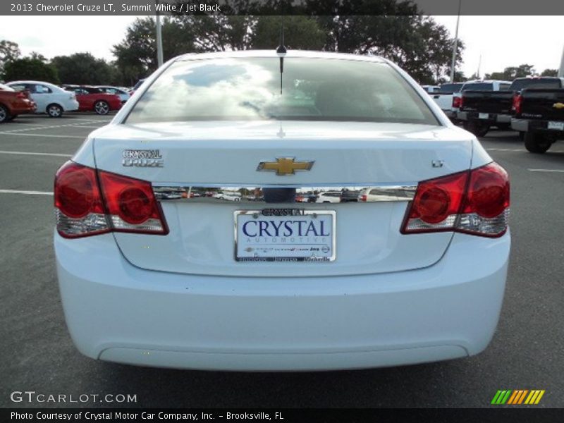 Summit White / Jet Black 2013 Chevrolet Cruze LT