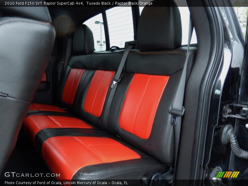 Tuxedo Black / Raptor Black/Orange 2010 Ford F150 SVT Raptor SuperCab 4x4