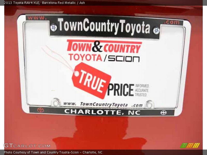 Barcelona Red Metallic / Ash 2013 Toyota RAV4 XLE