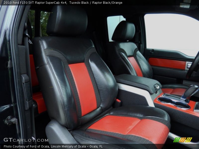 Tuxedo Black / Raptor Black/Orange 2010 Ford F150 SVT Raptor SuperCab 4x4