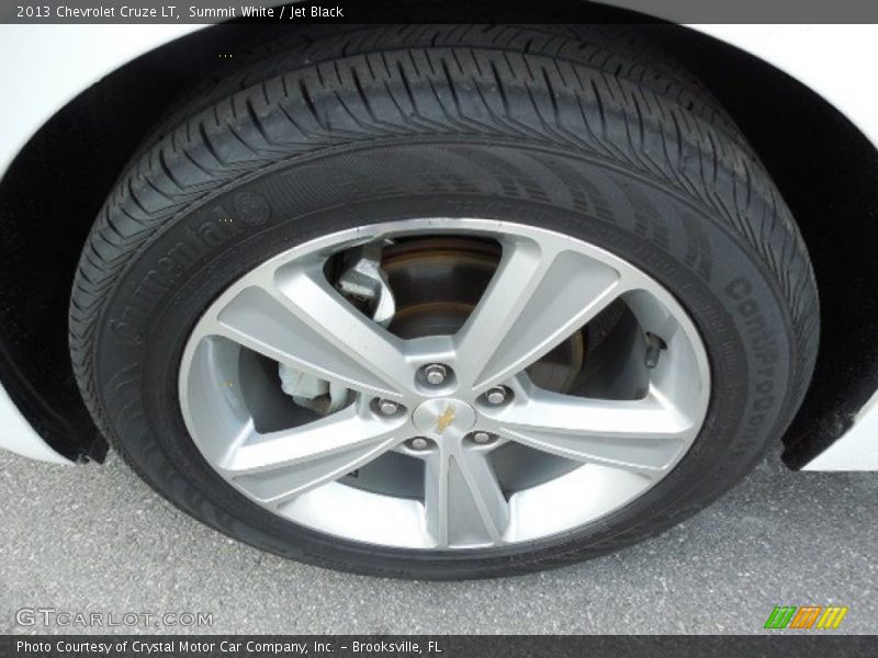 Summit White / Jet Black 2013 Chevrolet Cruze LT