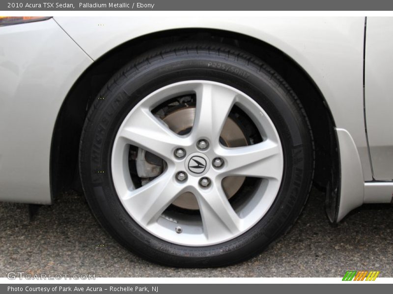 Palladium Metallic / Ebony 2010 Acura TSX Sedan