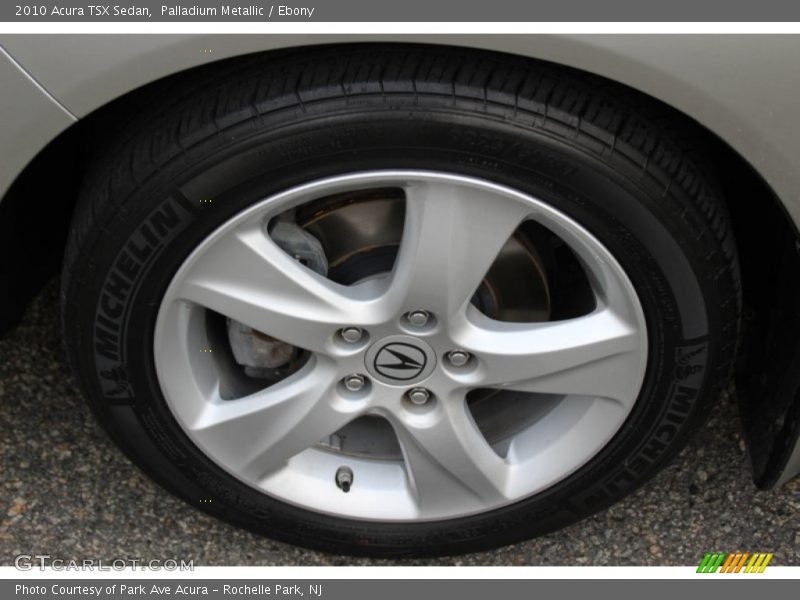 Palladium Metallic / Ebony 2010 Acura TSX Sedan