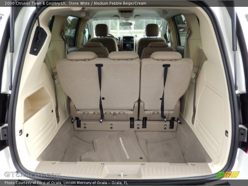 Stone White / Medium Pebble Beige/Cream 2008 Chrysler Town & Country LX