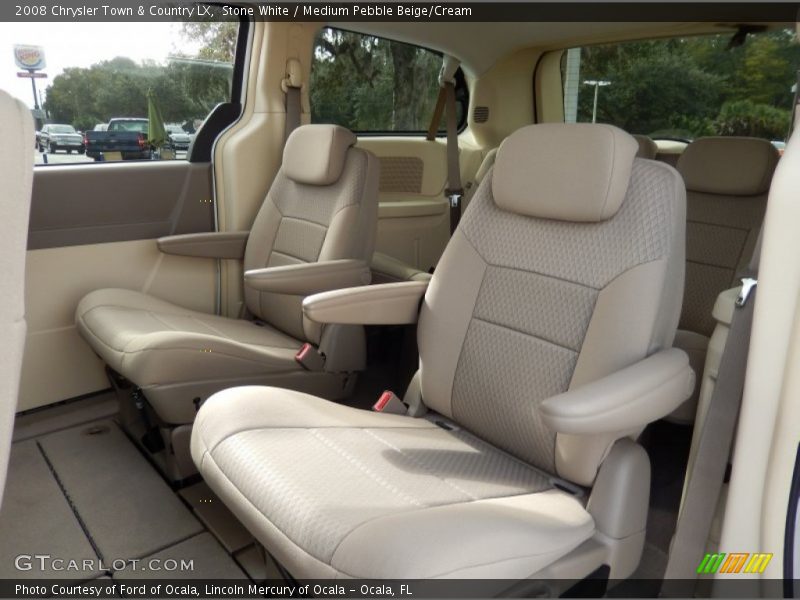 Stone White / Medium Pebble Beige/Cream 2008 Chrysler Town & Country LX