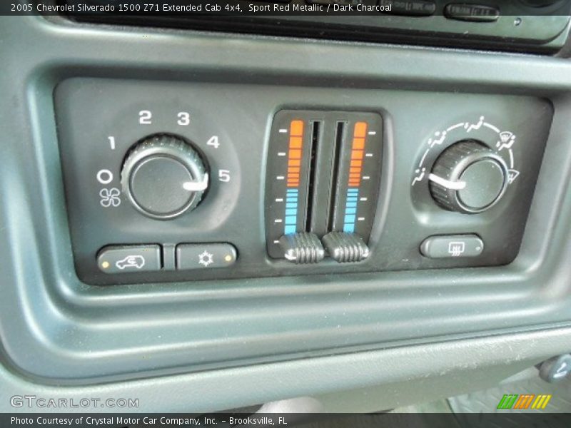 Sport Red Metallic / Dark Charcoal 2005 Chevrolet Silverado 1500 Z71 Extended Cab 4x4