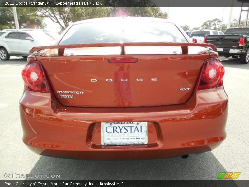Copperhead Pearl / Black 2012 Dodge Avenger SXT