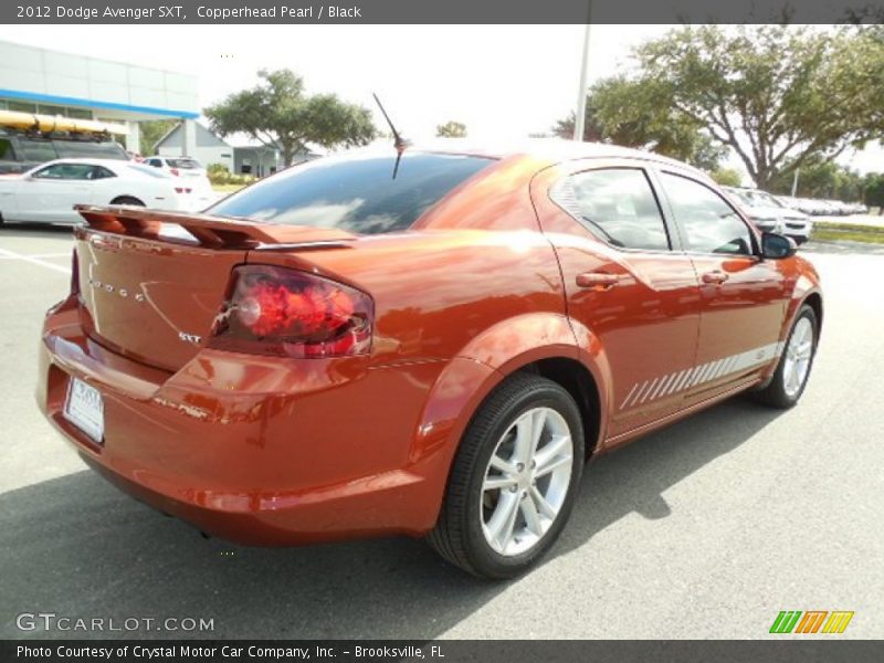 Copperhead Pearl / Black 2012 Dodge Avenger SXT