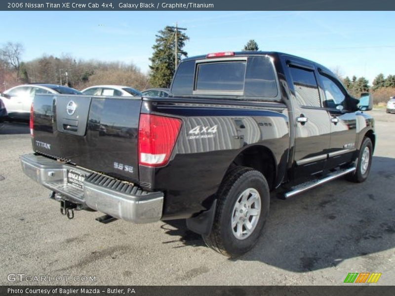 Galaxy Black / Graphite/Titanium 2006 Nissan Titan XE Crew Cab 4x4