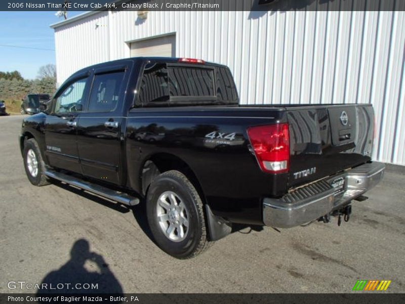 Galaxy Black / Graphite/Titanium 2006 Nissan Titan XE Crew Cab 4x4