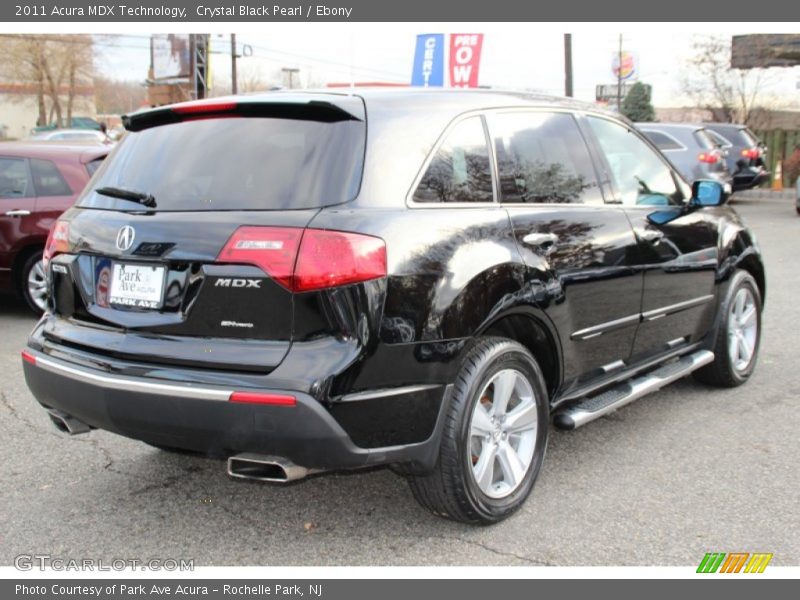 Crystal Black Pearl / Ebony 2011 Acura MDX Technology
