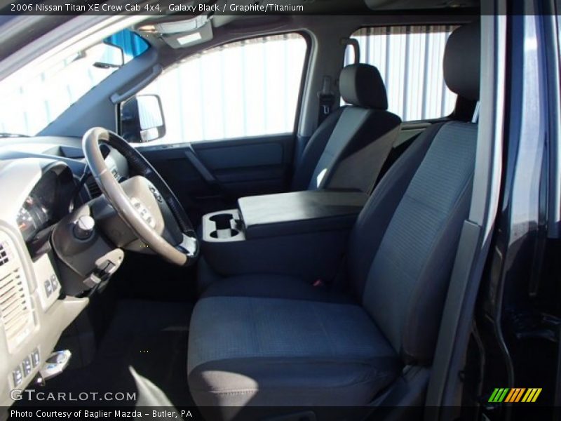 Galaxy Black / Graphite/Titanium 2006 Nissan Titan XE Crew Cab 4x4
