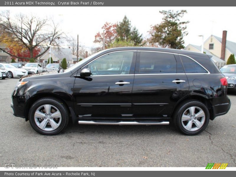 Crystal Black Pearl / Ebony 2011 Acura MDX Technology
