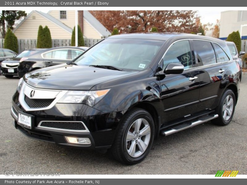 Crystal Black Pearl / Ebony 2011 Acura MDX Technology