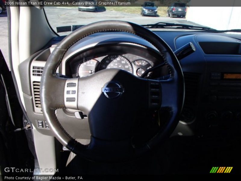 Galaxy Black / Graphite/Titanium 2006 Nissan Titan XE Crew Cab 4x4