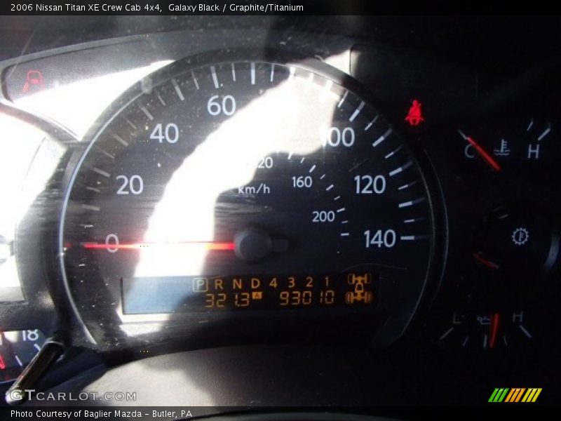 Galaxy Black / Graphite/Titanium 2006 Nissan Titan XE Crew Cab 4x4
