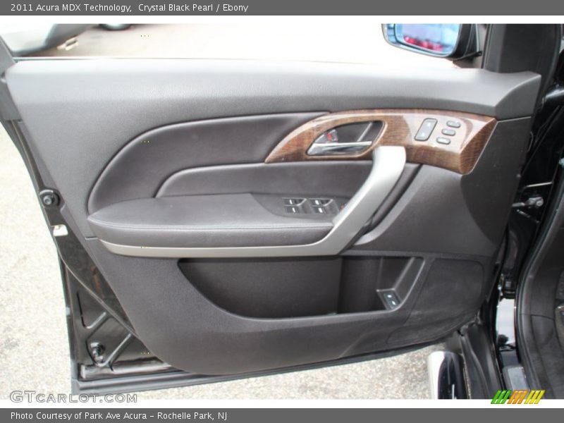 Crystal Black Pearl / Ebony 2011 Acura MDX Technology