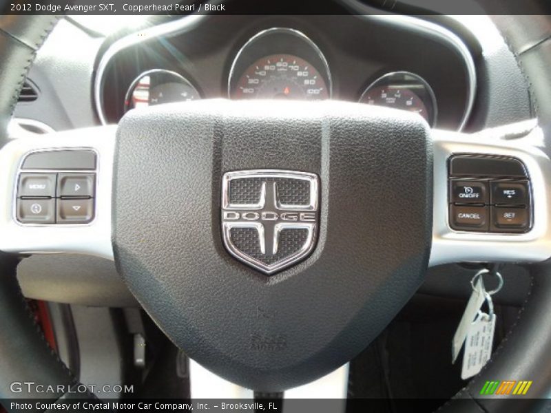 Copperhead Pearl / Black 2012 Dodge Avenger SXT