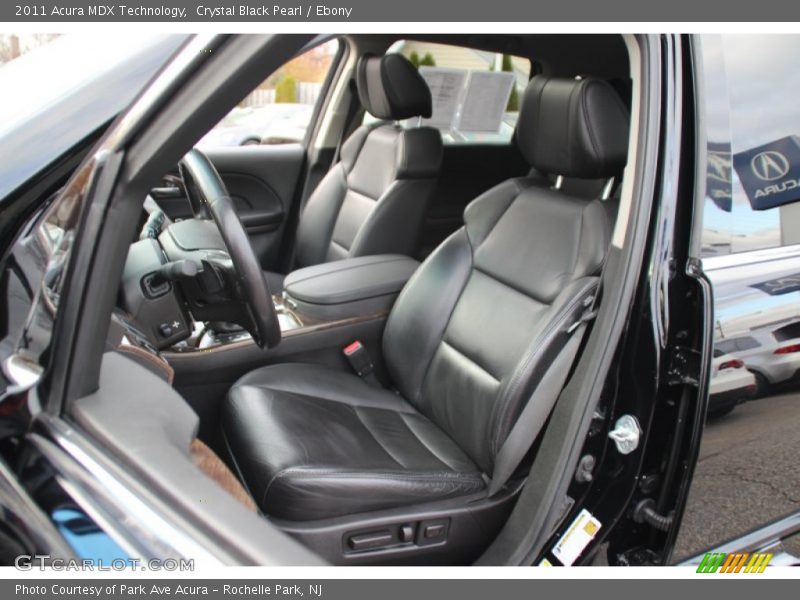 Crystal Black Pearl / Ebony 2011 Acura MDX Technology