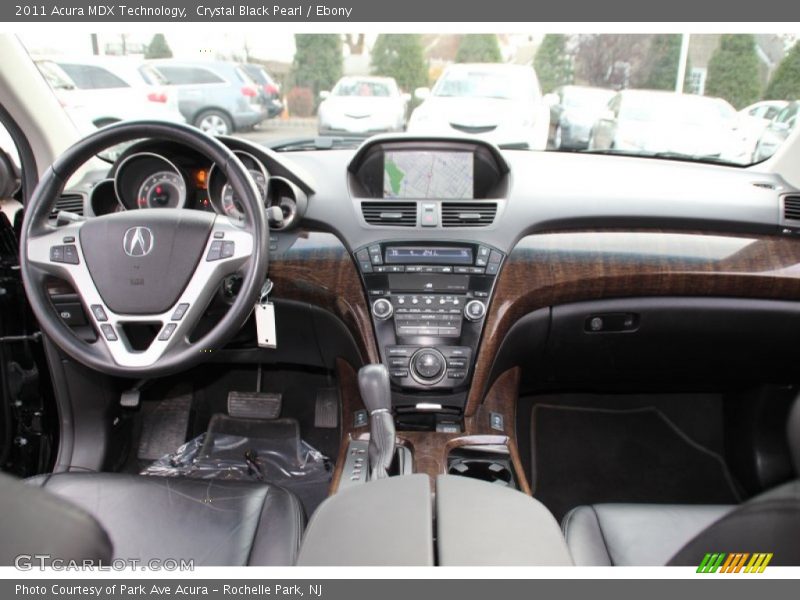 Crystal Black Pearl / Ebony 2011 Acura MDX Technology