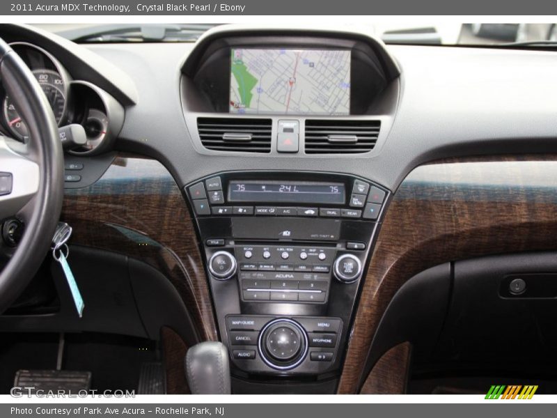 Crystal Black Pearl / Ebony 2011 Acura MDX Technology