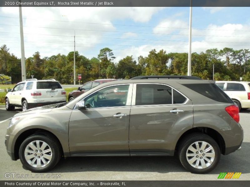 Mocha Steel Metallic / Jet Black 2010 Chevrolet Equinox LT