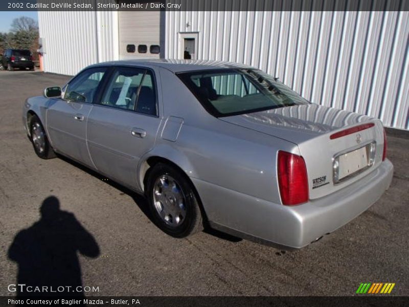 Sterling Metallic / Dark Gray 2002 Cadillac DeVille Sedan