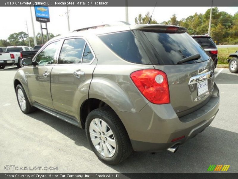 Mocha Steel Metallic / Jet Black 2010 Chevrolet Equinox LT
