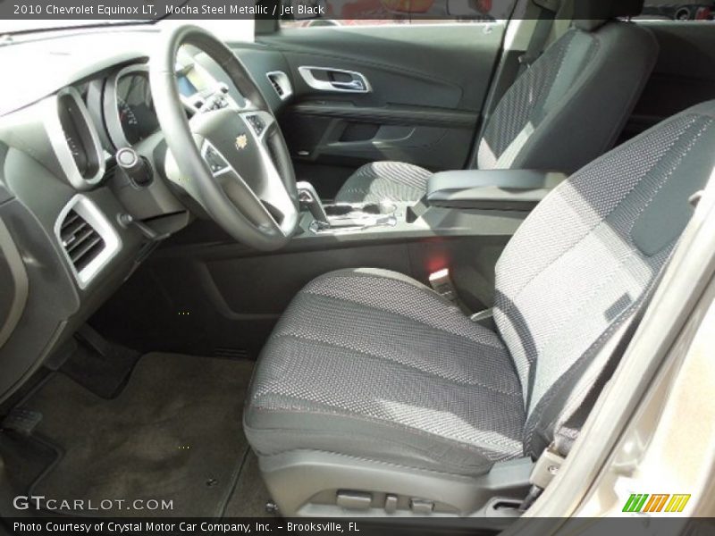 Mocha Steel Metallic / Jet Black 2010 Chevrolet Equinox LT
