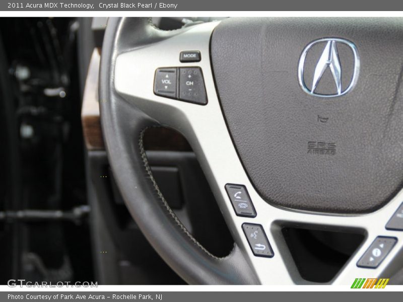 Crystal Black Pearl / Ebony 2011 Acura MDX Technology